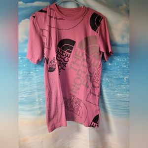 The North Face Mens Tshirt All over Logo‎ Size XS